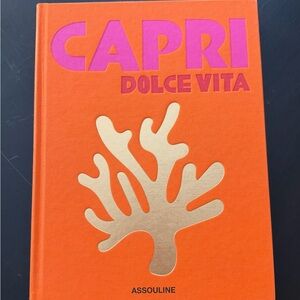 Assouline Capri Dolce Vita in Vibrant Orange and Pink